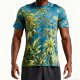 Men's floral print casual short-sleeved T-Shirt